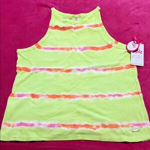 Justice Neon Tie-Dye Tank Top